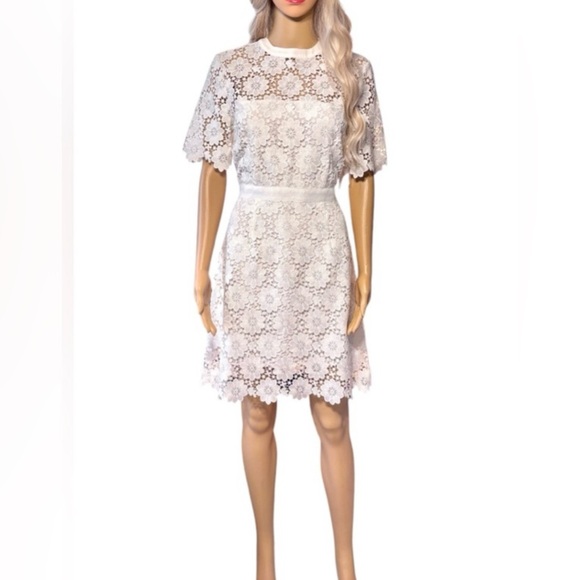 NEW! Modcloth | In Delicate Detail Lace Mini Dress | Size 4 - Picture 1 of 6